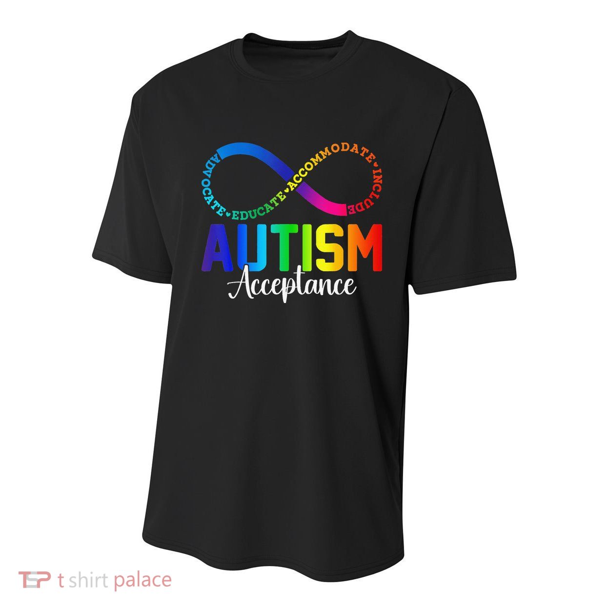 Autism Awareness Acceptance Infinity Symbol Women Gift Youth Performance Sprint T-Shirt