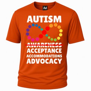 Autism Advocacy Acceptance Gift Cooling Performance Crew T-Shirt