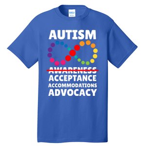 Autism Advocacy Acceptance Gift Tall T-Shirt