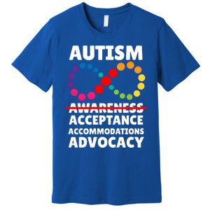 Autism Advocacy Acceptance Gift Premium T-Shirt