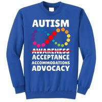 Autism Advocacy Acceptance Gift Tall Sweatshirt