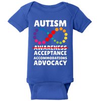 Autism Advocacy Acceptance Gift Baby Bodysuit