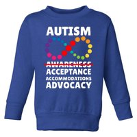 Autism Advocacy Acceptance Gift Toddler Sweatshirt