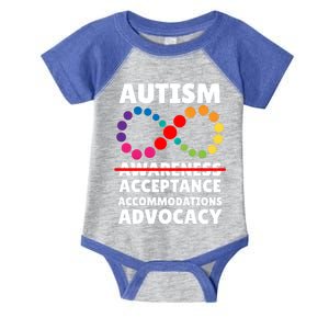 Autism Advocacy Acceptance Gift Infant Baby Jersey Bodysuit