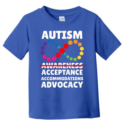 Autism Advocacy Acceptance Gift Toddler T-Shirt