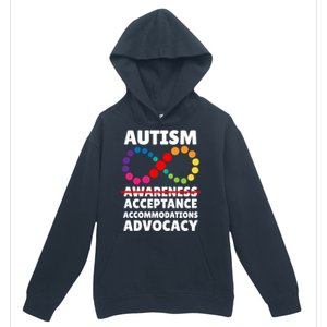 Autism Advocacy Acceptance Gift Urban Pullover Hoodie