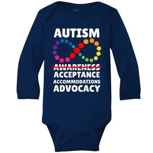 Autism Advocacy Acceptance Gift Baby Long Sleeve Bodysuit