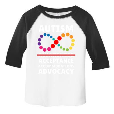 Autism Advocacy Acceptance Gift Toddler Fine Jersey T-Shirt