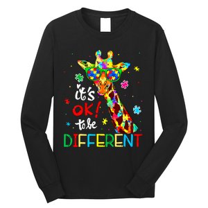 Autism Awareness Acceptance Women Its Ok To Be Different Long Sleeve Shirt