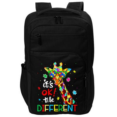 Autism Awareness Acceptance Women Its Ok To Be Different Impact Tech Backpack
