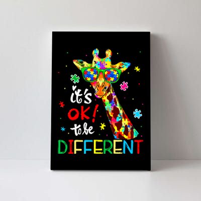 Autism Awareness Acceptance Women Its Ok To Be Different Canvas