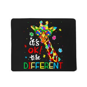 Autism Awareness Acceptance Women Its Ok To Be Different Mousepad