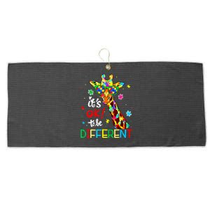 Autism Awareness Acceptance Women Its Ok To Be Different Large Microfiber Waffle Golf Towel