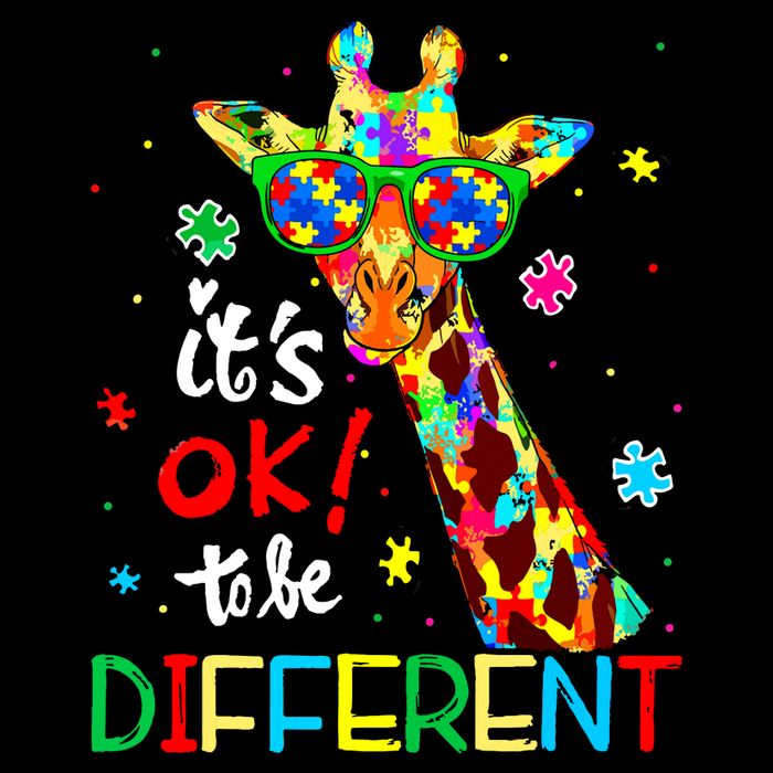 Autism Awareness Acceptance Women Its Ok To Be Different Cooling Performance Long Sleeve Crew
