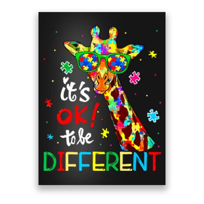 Autism Awareness Acceptance Women Its Ok To Be Different Poster