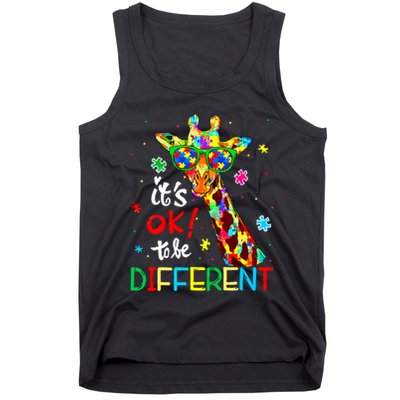 Autism Awareness Acceptance Women Its Ok To Be Different Tank Top