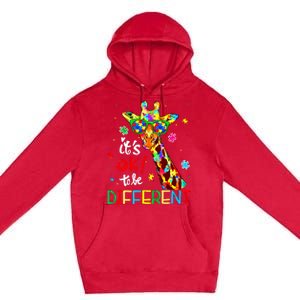 Autism Awareness Acceptance Women Its Ok To Be Different Premium Pullover Hoodie