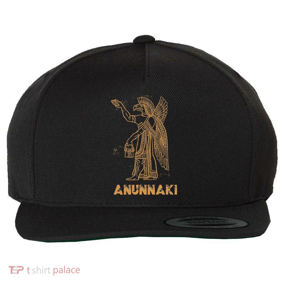 Anunnaki Ancient Astronaut Sumerian Alien Theorists Wool Snapback Cap