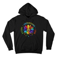 Autism Awareness Accept Understand Love Rainbow ASD Flower Hoodie