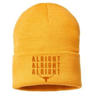 Alright, Alright, Alright Texas Shirt Texas Pride State USA Sustainable Knit Beanie