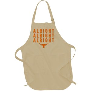 Alright, Alright, Alright Texas Shirt Texas Pride State USA Full-Length Apron With Pockets