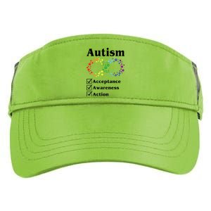 Autism Acceptance Awareness Action Adult Drive Performance Visor