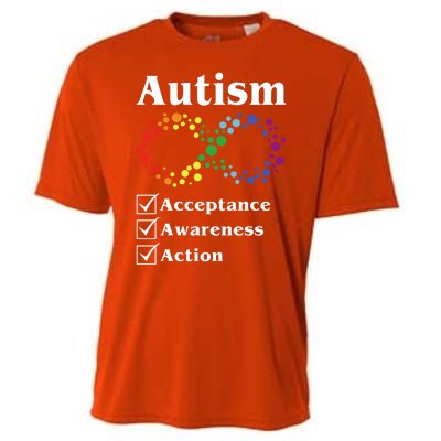 Autism Acceptance Awareness Action Cooling Performance Crew T-Shirt