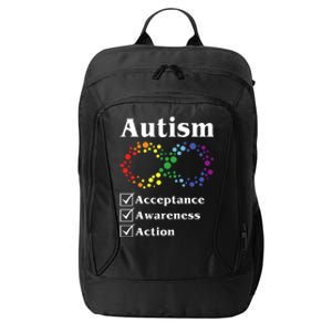 Autism Acceptance Awareness Action City Backpack