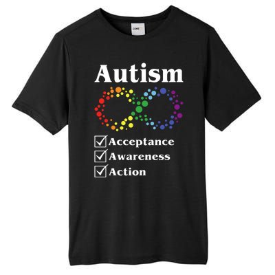 Autism Acceptance Awareness Action Tall Fusion ChromaSoft Performance T-Shirt