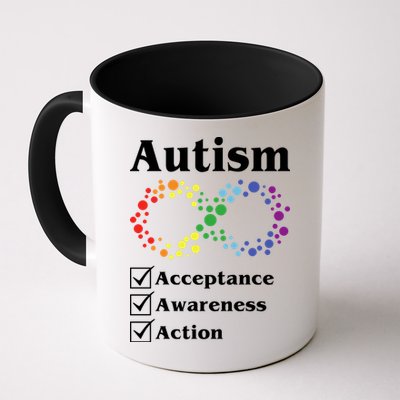 Autism Acceptance Awareness Action Mug