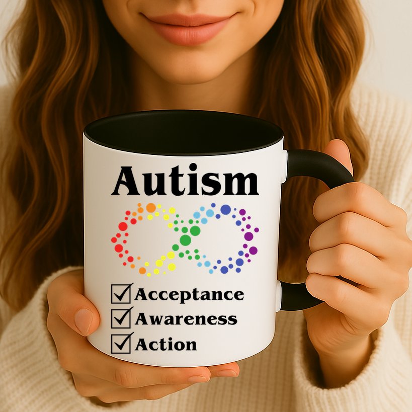 Autism Acceptance Awareness Action Mug