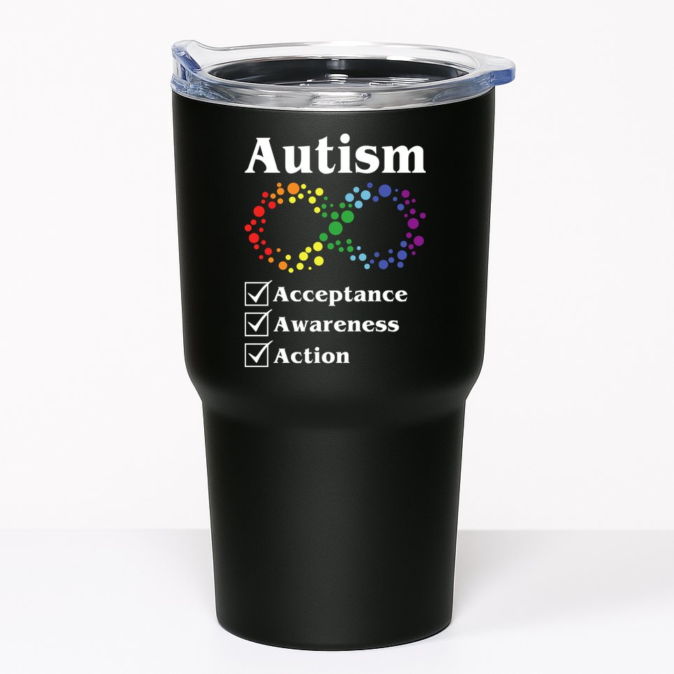 Autism Acceptance Awareness Action Tumbler