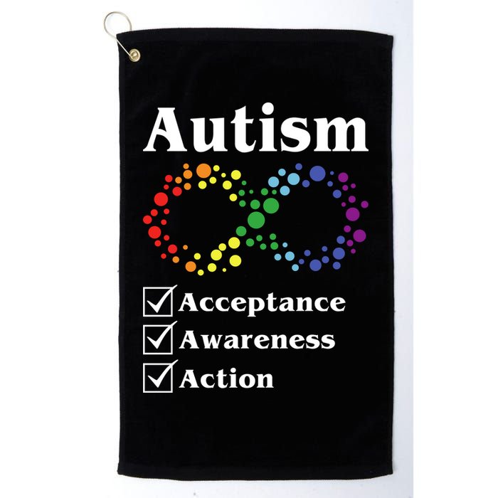 Autism Acceptance Awareness Action Golf Towel