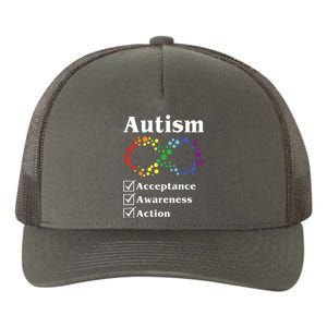 Autism Acceptance Awareness Action Yupoong Adult 5-Panel Trucker Hat