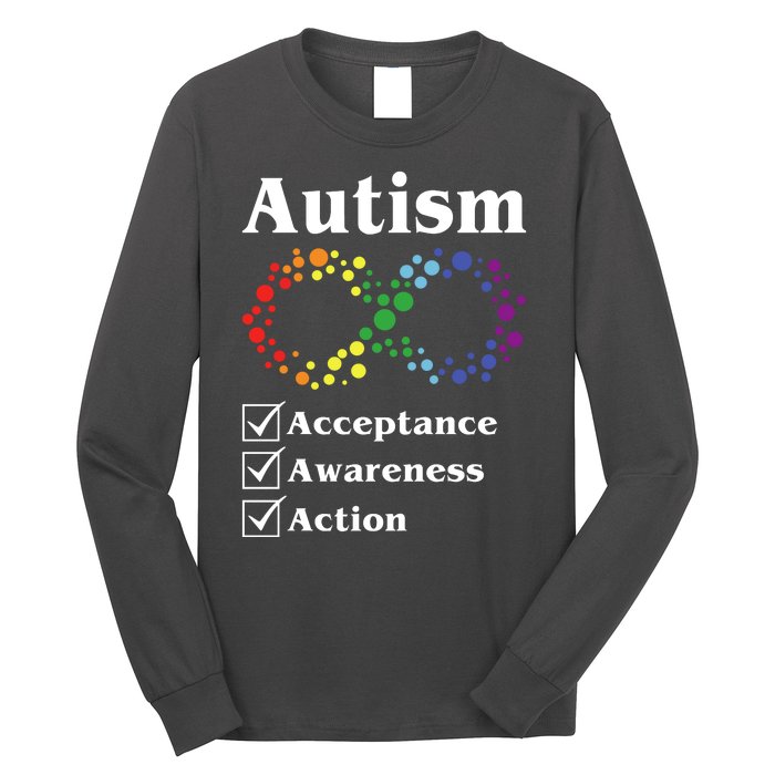 Autism Acceptance Awareness Action Long Sleeve Shirt