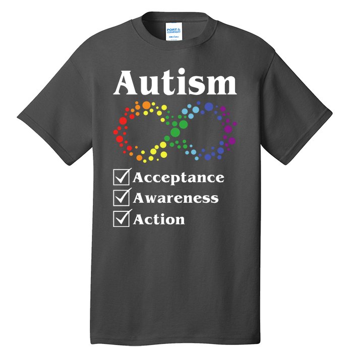 Autism Acceptance Awareness Action Tall T-Shirt