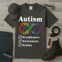 Autism Acceptance Awareness Action Tall T-Shirt