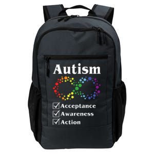 Autism Acceptance Awareness Action Daily Commute Backpack