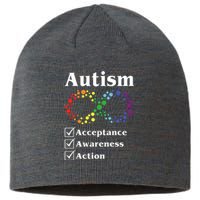 Autism Acceptance Awareness Action Sustainable Beanie