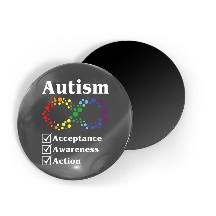 Autism Acceptance Awareness Action Magnet