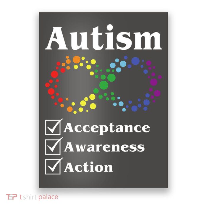 Autism Acceptance Awareness Action Poster