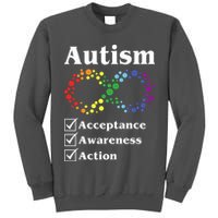Autism Acceptance Awareness Action Tall Sweatshirt