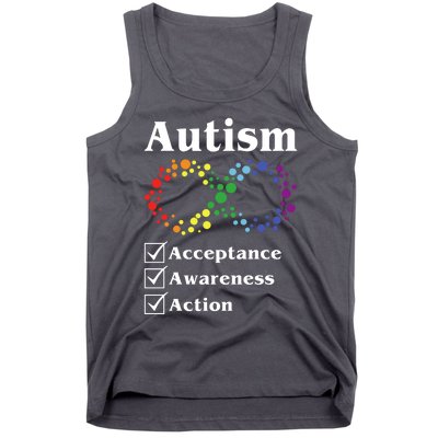 Autism Acceptance Awareness Action Tank Top