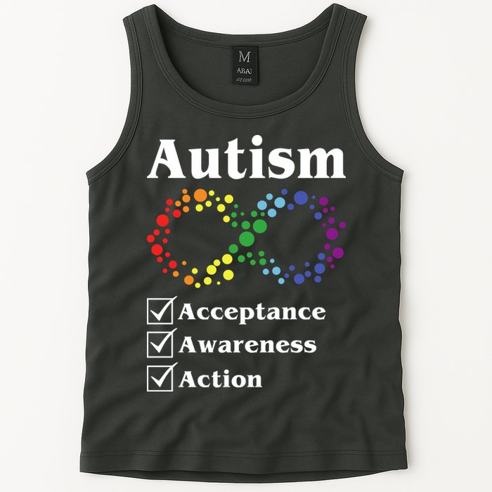 Autism Acceptance Awareness Action Tank Top