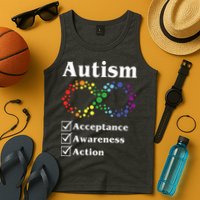 Autism Acceptance Awareness Action Tank Top