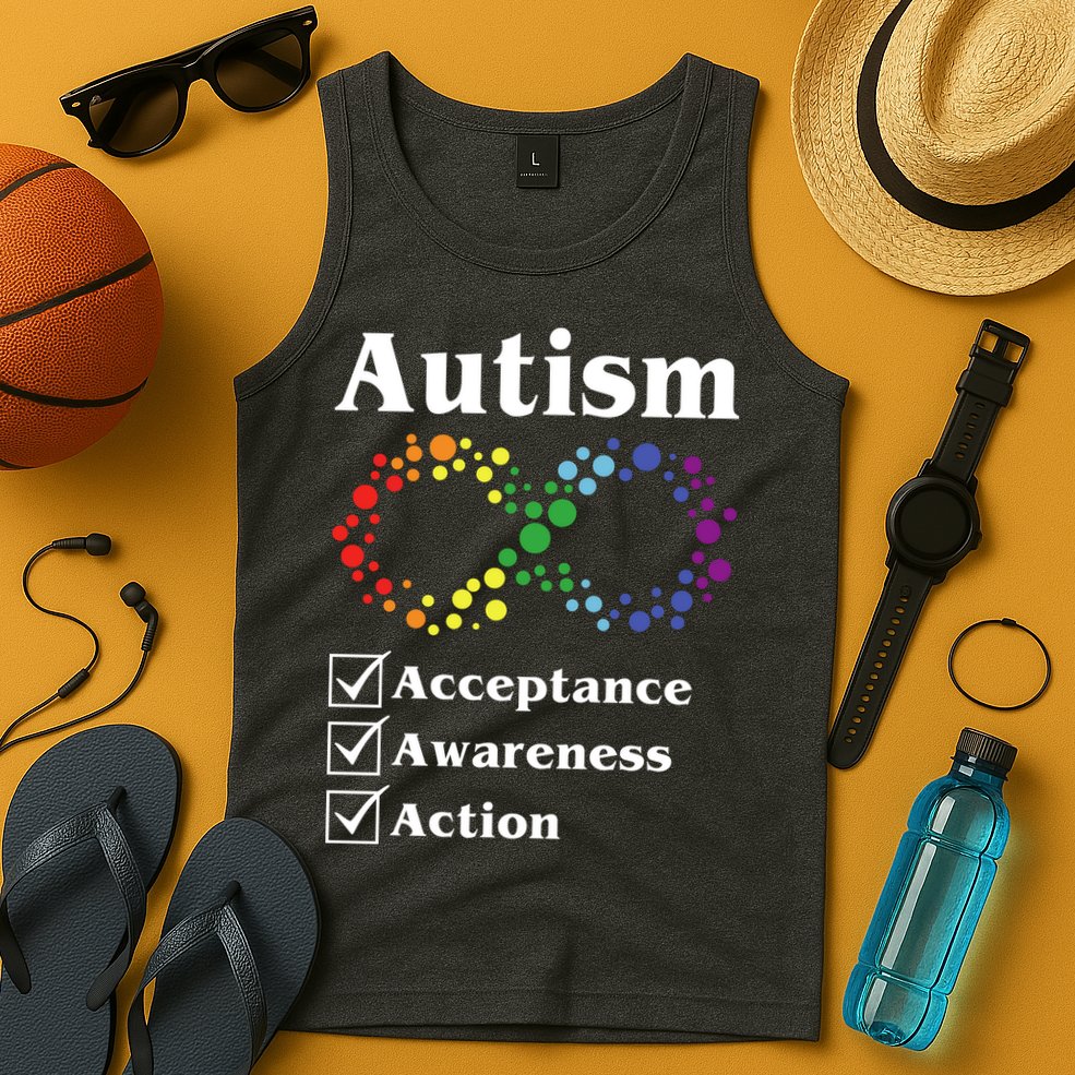 Autism Acceptance Awareness Action Tank Top
