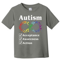 Autism Acceptance Awareness Action Toddler T-Shirt