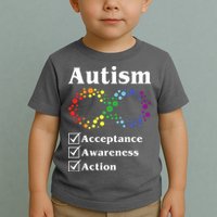 Autism Acceptance Awareness Action Toddler T-Shirt