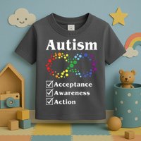 Autism Acceptance Awareness Action Toddler T-Shirt