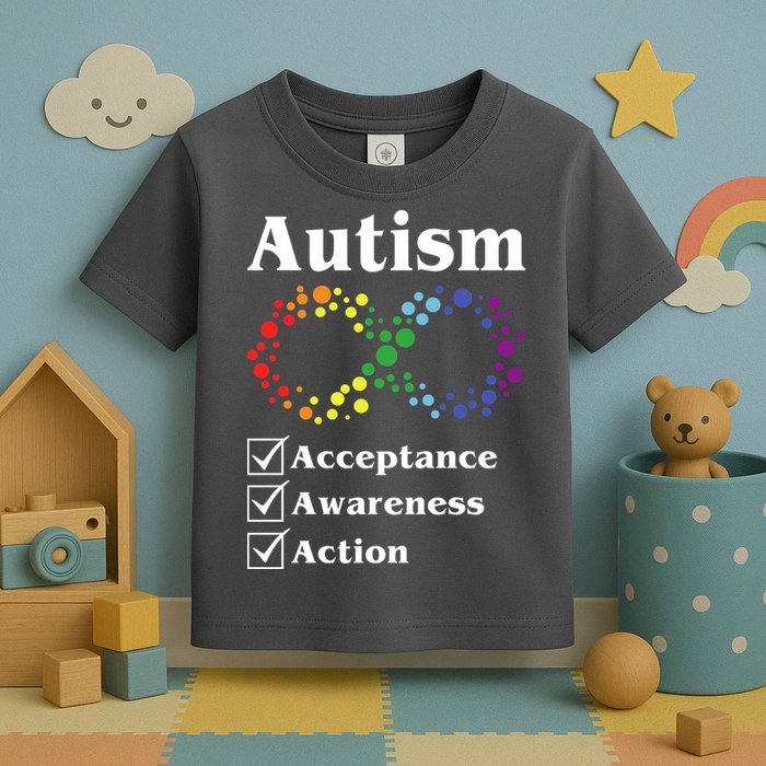 Autism Acceptance Awareness Action Toddler T-Shirt